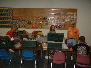 The Battisto family in the pits