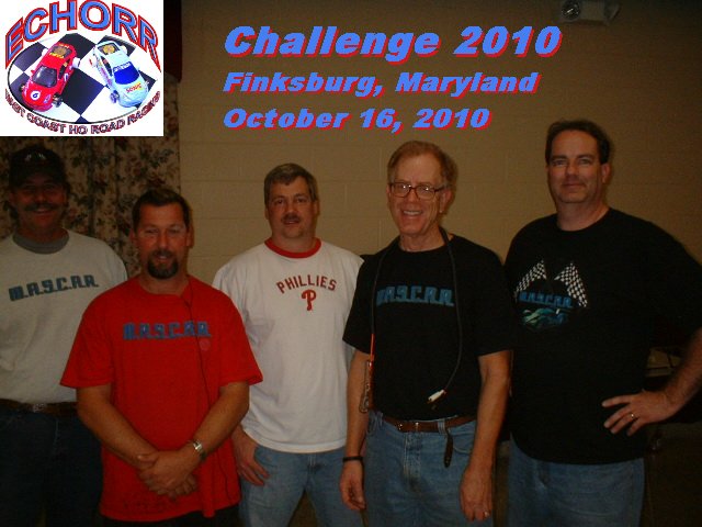 MASCAR's 2010 Challenge Team: Mark Smith, Tim Keevin, Jerry Schmoyer, Tom Bowman, Bubba Milholen