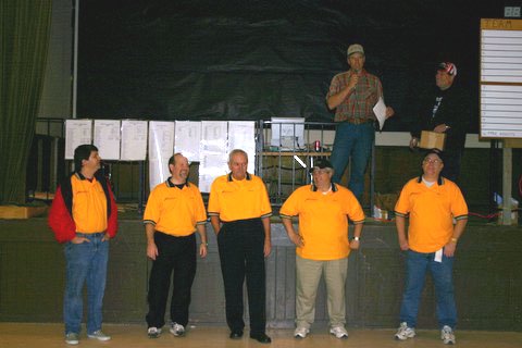 (L to R): Lewis Wuori, Jack Muirhead, Henry Harnish, Jim Hoar and Tom Bowman