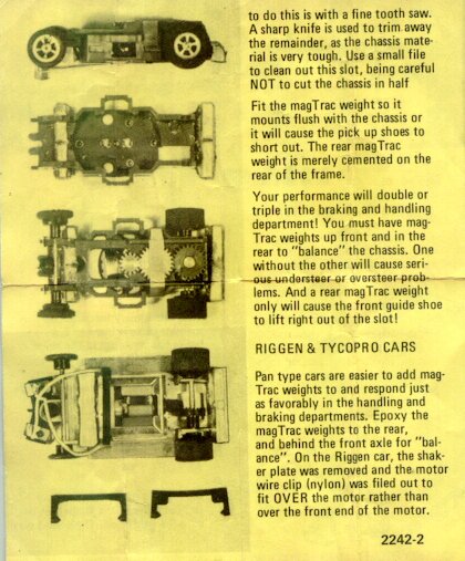 MagTrac magnet weights side two