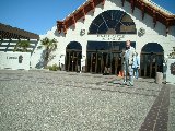 Hearst castle visitor's center at San Simeon